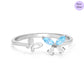 Sky Dancer Rhodium Plated 925 Sterling Silver Ring