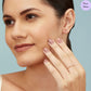 Blossom & Wings 925 Silver Ring in Rose Gold