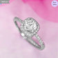 Date Night Staple Solitaire Rhodium Plated 925 Sterling Silver Ring