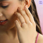 Romance in Bloom Rose Gold Plated 925 Sterling Silver Ring
