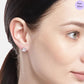 Princess Dream 925 Sterling Silver Stud Earrings