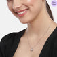 Saturna & Selene 925 Sterling Silver Rhodium Plated Necklace