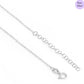 Saturna & Selene 925 Sterling Silver Rhodium Plated Necklace