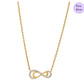 Infinite Shine Gold-Plated 925 Sterling Silver Necklace
