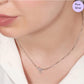 Everlasting Glow Rhodium-Enchanted 925 Sterling Silver Necklace