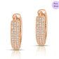 Golden Aura Hoops  Gold-Plated 925 Sterling Silver Hoop Earrings