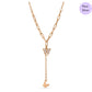 Enchanted Wings Gold Plated 925 Sterling Silver Drop Necklace