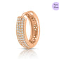 Golden Aura Hoops  Gold-Plated 925 Sterling Silver Hoop Earrings