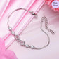 Boundless Elegance Rhodium-Infused 925 Silver Bracelet