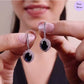 Ocean's Embrace Rhodium-Plated 925 Sterling Silver Drop Earrings