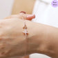 Serene Wings Rose Gold Plated 925 Silver Bracelet