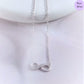 Halo of Infinity Rhodium Plated 925 Silver Necklace