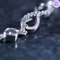 Forever Shining Rhodium plated CZ 925 Silver Bracelet