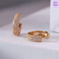 Sunlit Hoops Gold-Plated 925 Silver Hoop Earrings
