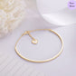 Delicate Tie Gold Plated 925 Sterling Silver Bracelet