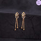 Golden Twilight Gold-Plated 925 Sterling Silver Drop Earrings